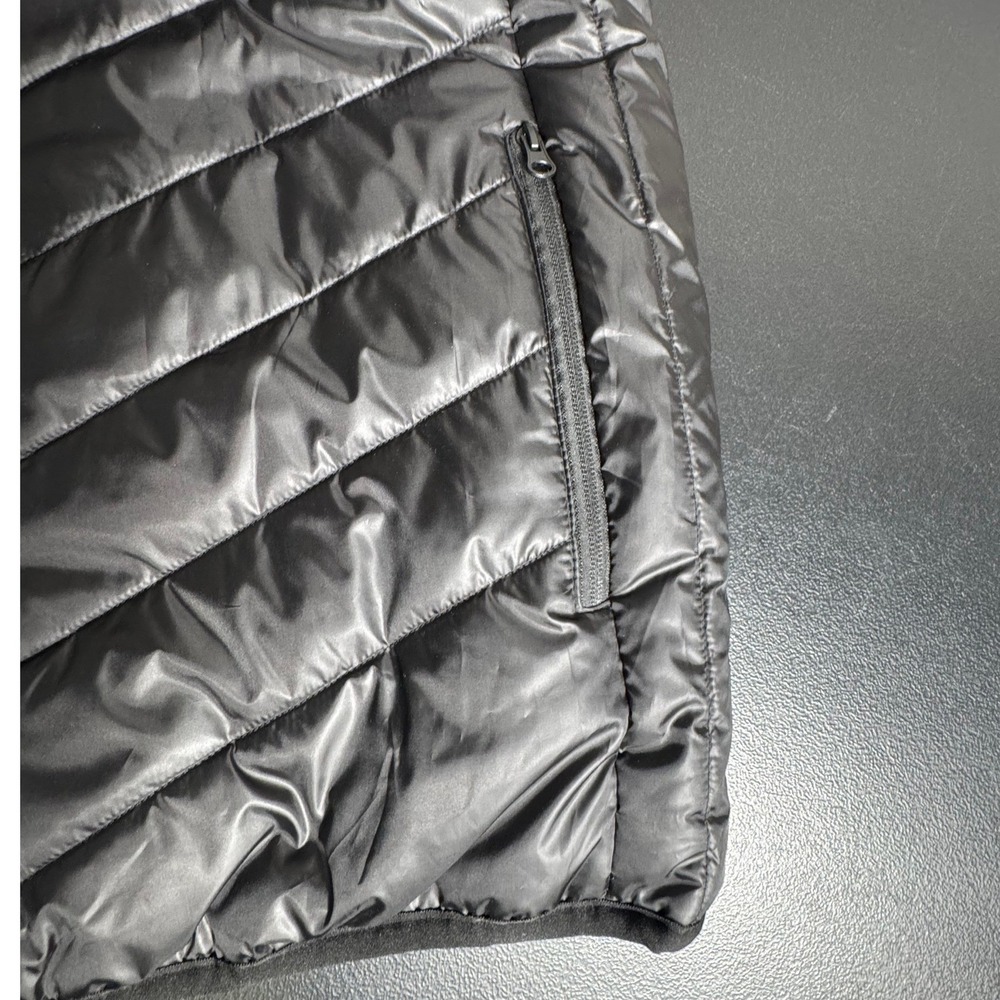Modelo Cerveza Mens Black USB Heated Puffer Vest Thermal Lining 5XL Big and Tall - Picture 5 of 8